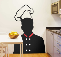 Adhésif cuisine silhouette cuisinier características