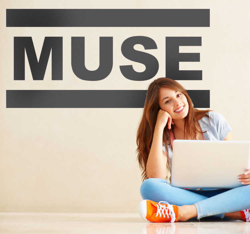 Autocollant mural logo Muse características