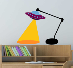 sticker soucoupe volante lumière en oferta