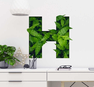 Sticker Maison Lettre Personnalisable