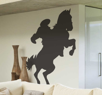 Sticker cavalier cheval