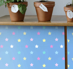 Sticker Deco Meuble Petites étoiles kallax características
