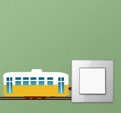 Sticker Maison Tram