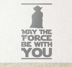 Sticker phrase Yoda en oferta