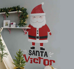 Sticker Vitre Noel Père noël et hohoho precio