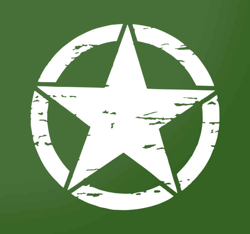 sticker étoile militaire características