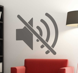 Sticker mural icone silence precio