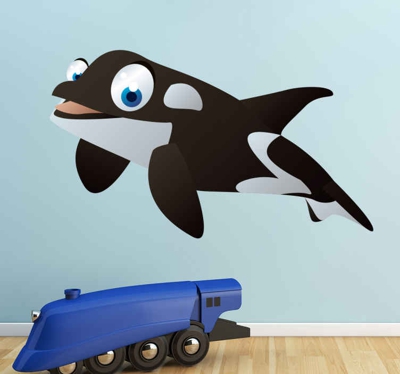 Sticker enfant animal baleine