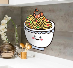 Sticker mural anime ramen precio