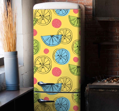 Sticker pour Frigo Les agrumes