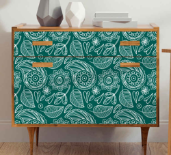 Sticker Deco Meuble Conception de bandana vert precio