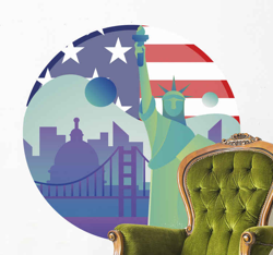 Sticker mural rond New-York precio