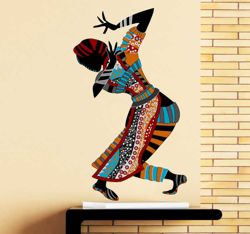 Autocollant mural danse ethnique características