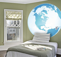 Autocollant mural globe Amérique Nord en oferta