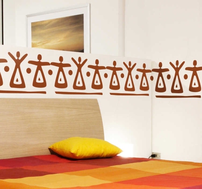 Sticker dessins type africain