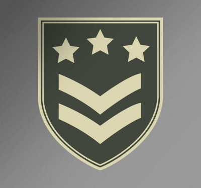sticker militaire logo