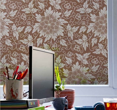 Sticker vitre Paisley floral