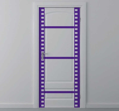 Sticker porte pellicule film