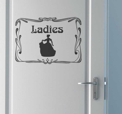Sticker WC vintage