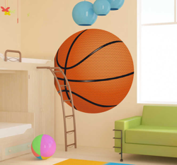 Sticker enfant balle de basket características