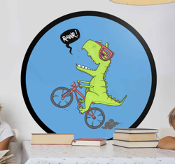 Stickers Dinosaure motard precio