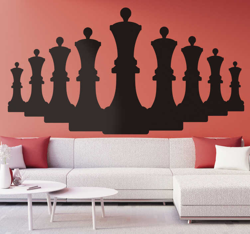 Echecs reine figure jeu de société art mural en oferta