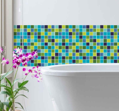 Sticker Salle de Bain Carrelage Salle de Bain Vintage