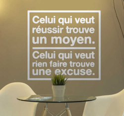 Sticker Motivation Citation Motivation Réussite en oferta