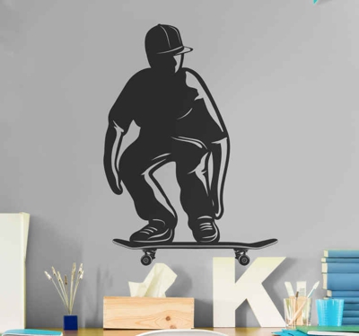 Sticker Muraux Sport Patinage adolescent