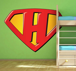Sticker super-héros lettre H en oferta
