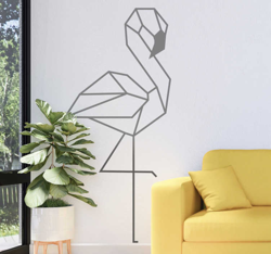 Adhesif flamant 3d pour salon en oferta