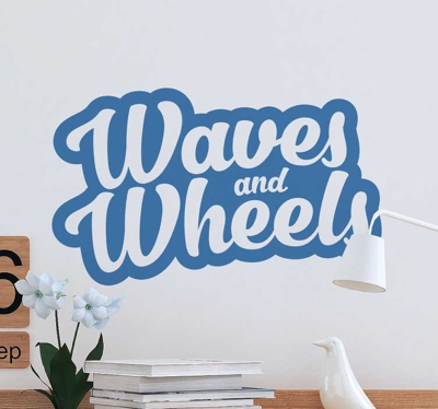 sticker waves and wheels
