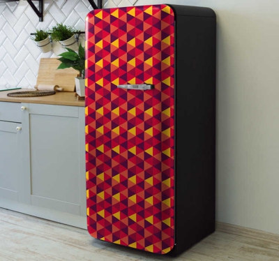 Sticker pour frigo triangles colorés