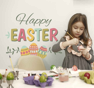 Sticker happy easter