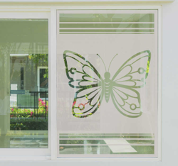 Beau sticker de fenêtre papillon coloré en oferta