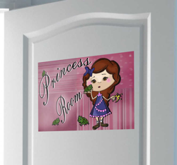 Sticker enfant dessin princess room precio