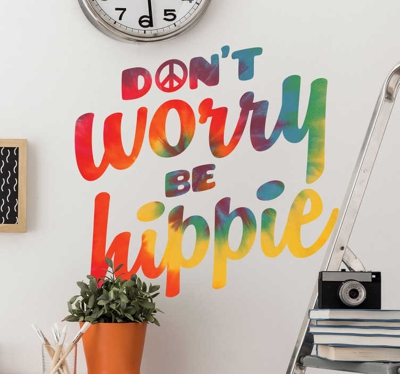 Sticker de Motivation Be hippie