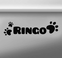Sticker Cuisine Nom Chien Personnalisable precio