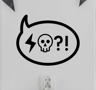 Sticker icônes insultes