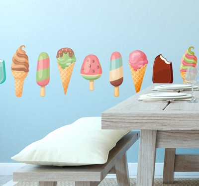 Sticker frise glaces