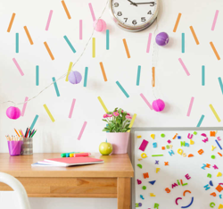 Autocollants confettis colorés en oferta