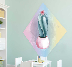 Sticker Plante Cactus Aquarelle en oferta