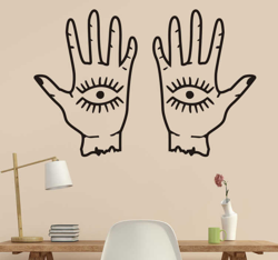 Sticker yeux et mains en oferta