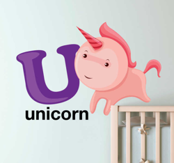 Sticker enfant lettre U alphabet en oferta