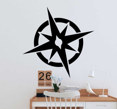 Sticker boussole