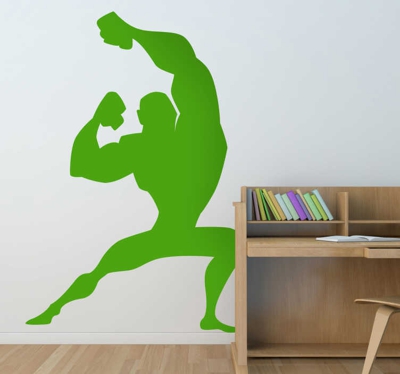 Sticker enfant super pose