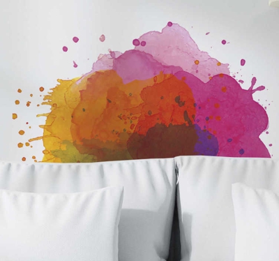 Autocollant mural fun et coloré