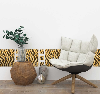 Sticker Maison Frise Peau de Tigre
