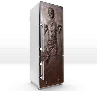 Sticker frigo Han Solo carbonite