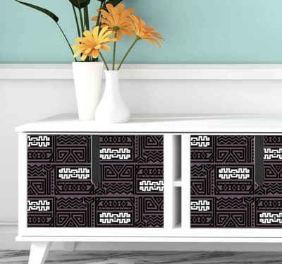 Sticker Deco Meuble sticker de fond tribal